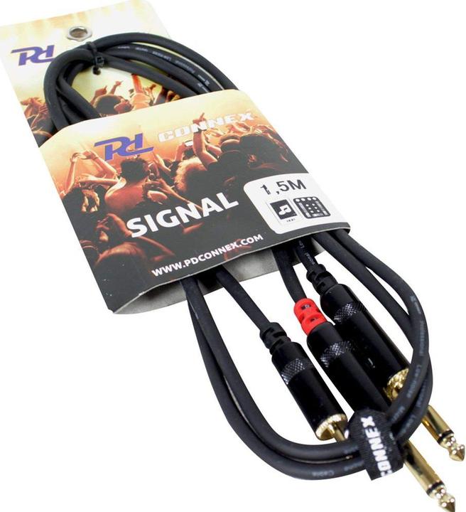 Image du produit PD Connex 2in1 (1.50 m, Câble AUX, Câble jack 6,3 mm)