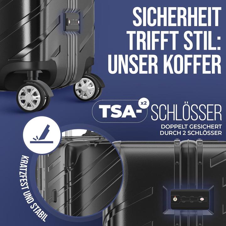 Produktbild Lettoo Hartschalen-Handgepäckkoffer (42 l)