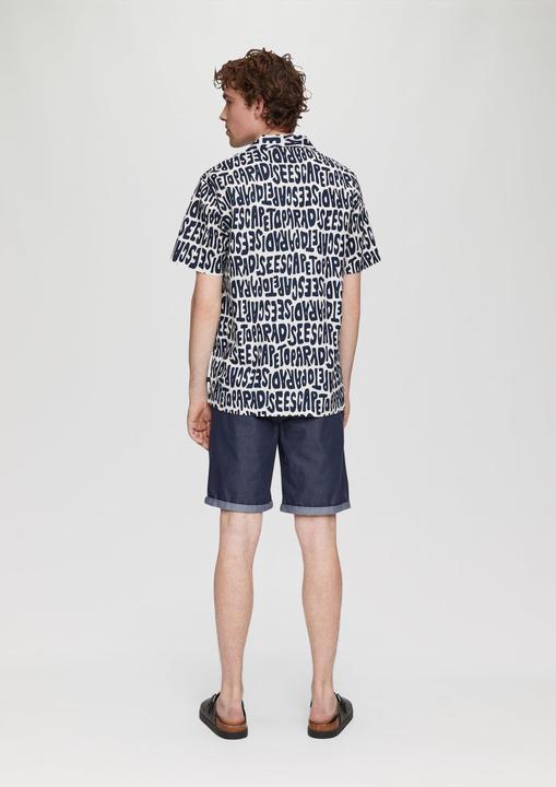 Immagine prodotto s.Oliver Hemd Kurzarmhemd mit All-over-Print (L, M)