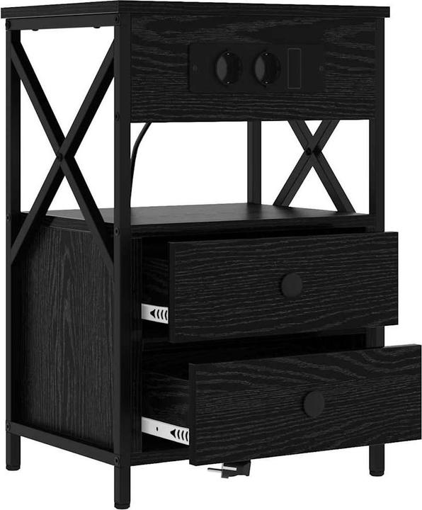 Produktbild vidaXL Moderner Nachttisch (40 x 31 x 60 cm)