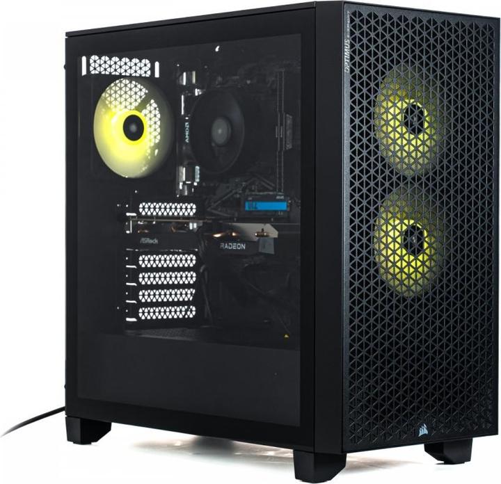Actual product image Optimus Computer E-Sport GA520T-CR12 Ryzen 5 5500/16GB/1TB/RX 9060 OC 8GB/W11H (1000 GB, 16 GB, AMD Ryzen 5 5500)