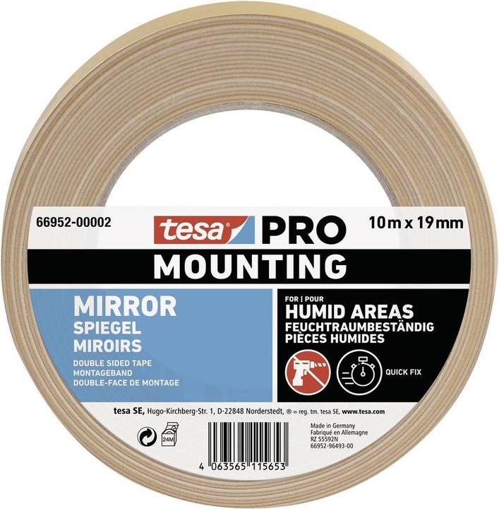 Produktbild tesa Mounting PRO Spiegel 10m:19mm (19 mm)