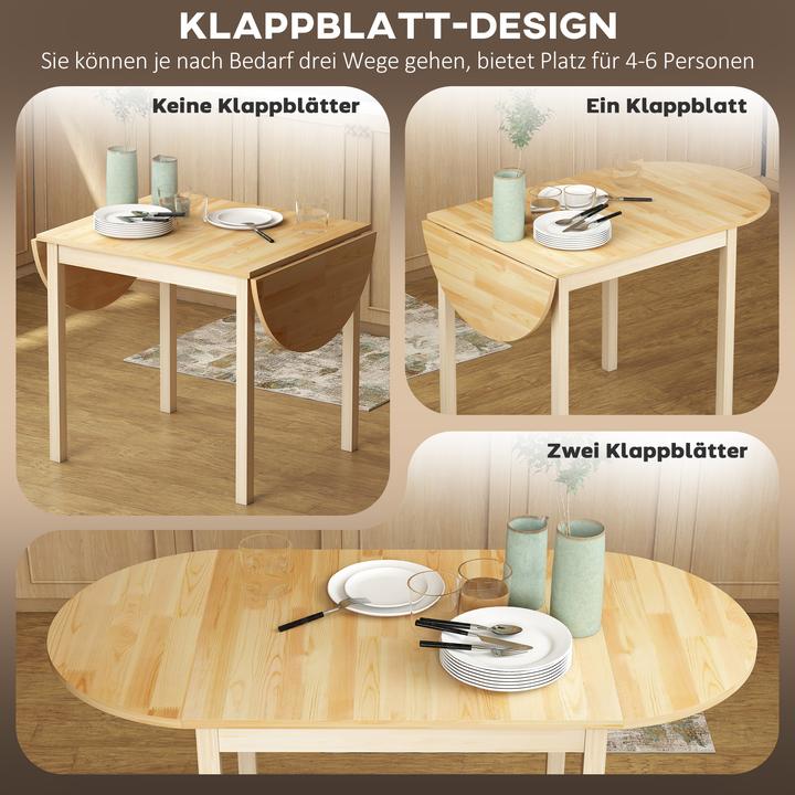 Image du produit Homcom Klapptisch (80 x 70 x 75 cm)