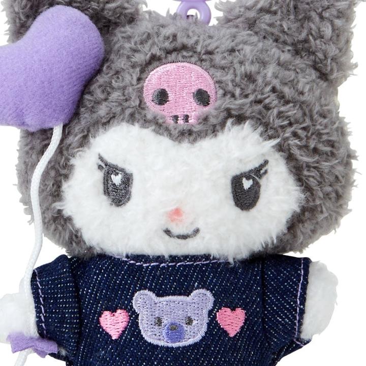 Produktbild Sanrio Kuromi Mascot holder (denim patch)- 12 cm (12 cm)