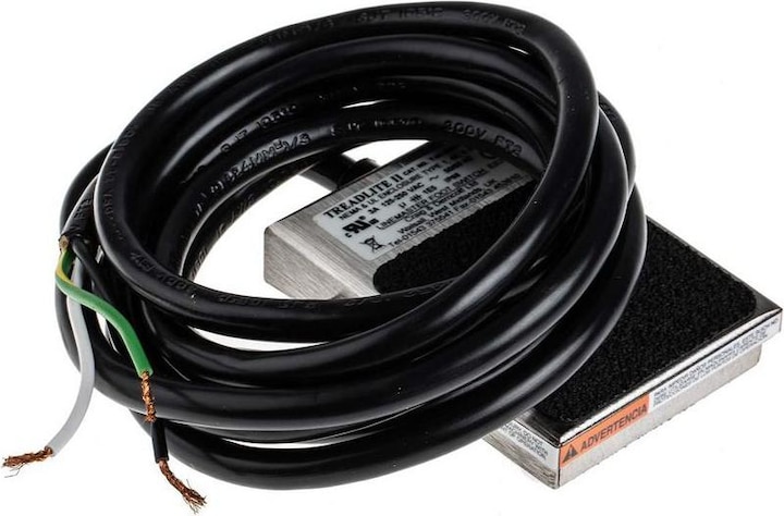 Rs Pro Foot switch, Ssteel IP68 w/cordset
