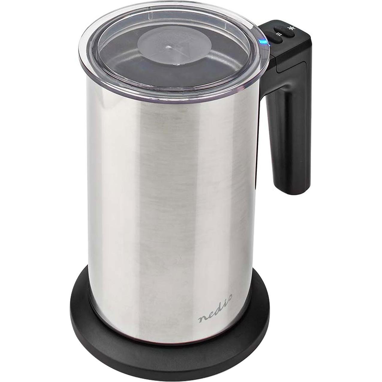 Nedis KAMF300ESS Milchaufschäumer 0.15 l Verdecktes Heizelement 500 W Kabellos 1-Geschwindigkeitsst, Milchaufschäumer, S...
