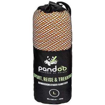 Pandoo, Reisehandtuch, Bambus-Handtuch, S - 80 x 40cm, orange, Orange, (80 x 40 cm)