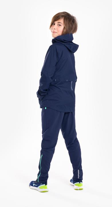 Produktbild Kiprun Laufhose Kinder warm mit Reissverschluss - Warm 900 dunkelblau/grün