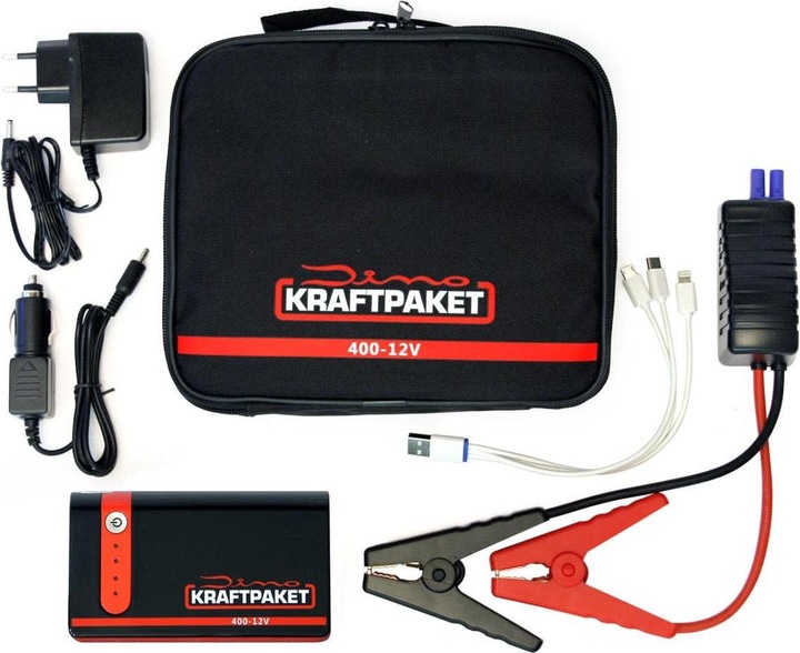 Dino Schnellstartsystem 3in1 Kraftpaket (400 A, 9000 mAh)
