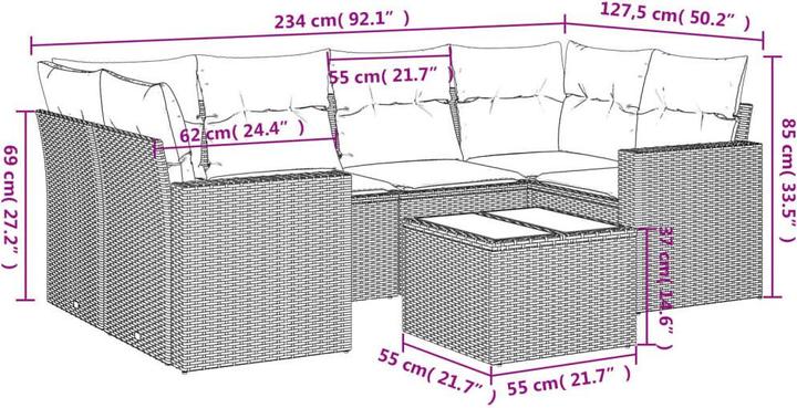Produktbild vidaXL Milena