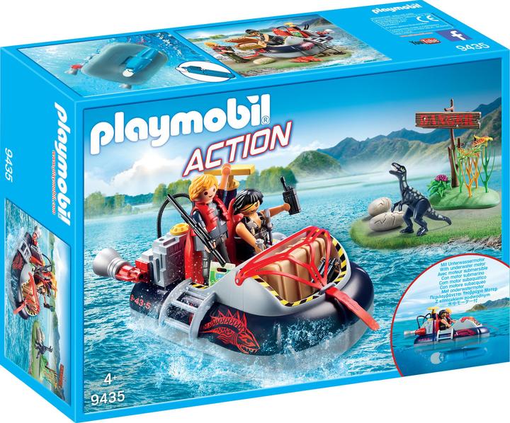 Actual product image Playmobil Air cushion boat with underwater motor (9435)