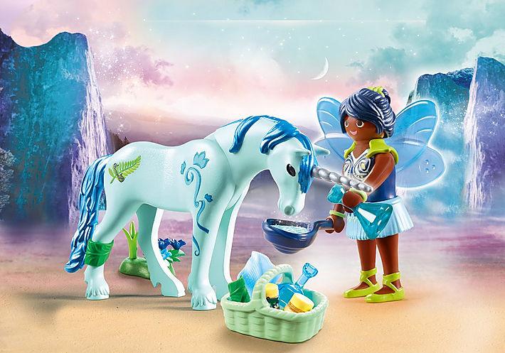 Produktbild Playmobil Einhorn mit Heiler-Fee (70656)