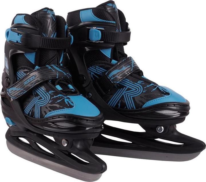 Actual product image Roces Jokey Ice 3.0 Boy black and white blue 450707 01 (30-33) (30, 31, 32, 33)