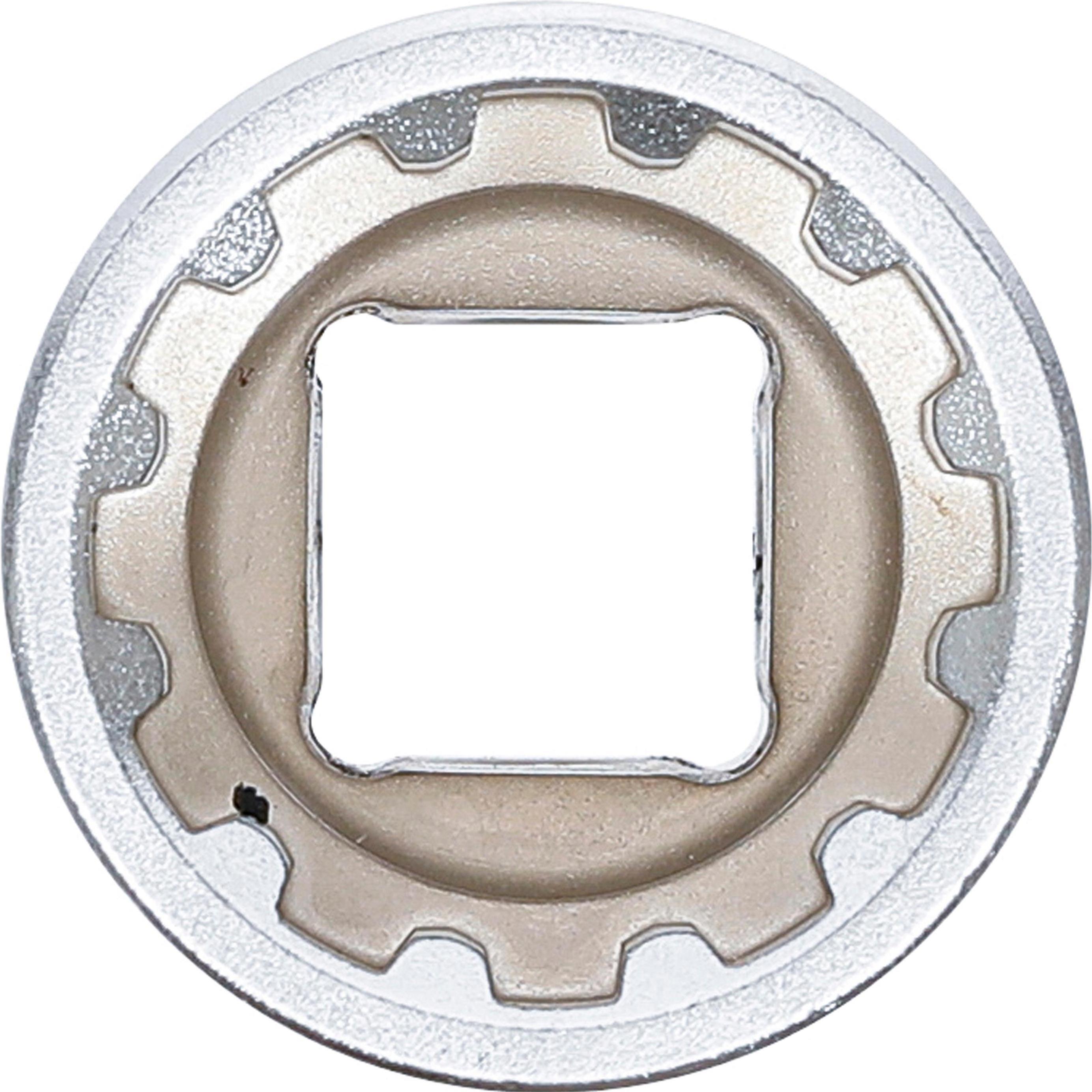 Thumbnail - BGS, Steckschlüssel + Stecknuss, Steckschlüssel-Einsatz Gear Lock Antrieb Innenvierkant 12,5 mm (1/2") SW 22 mm (22 mm)