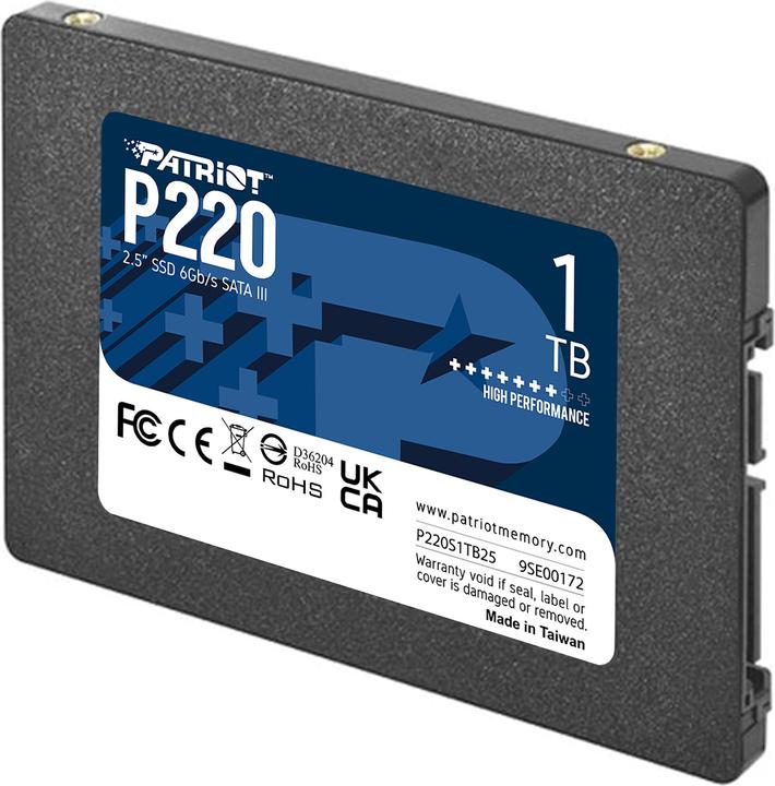 Image du produit Patriot P220 (1000 Go, 2.5")