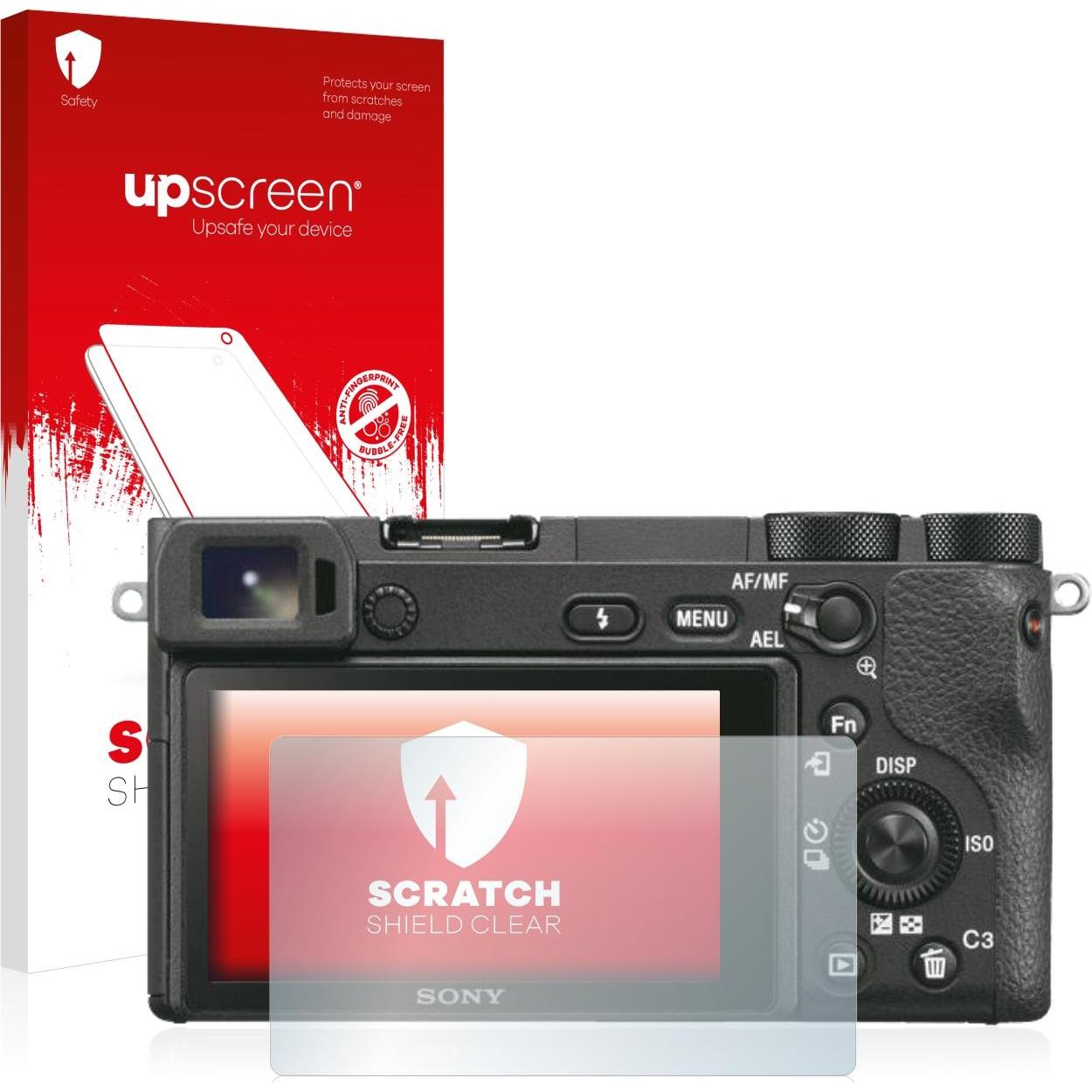 upscreen Scratch Shield Displayschutz (Displayschutz, Alpha 6500), Kameraschutz, Transparent