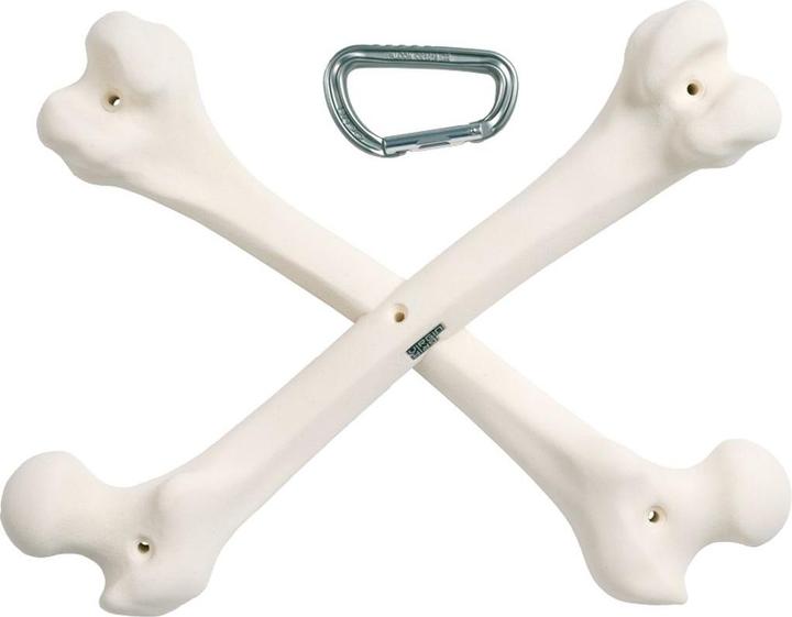 Actual product image Virgin Grip The VG Crossbones Friendgrips Klettergriffe (White)