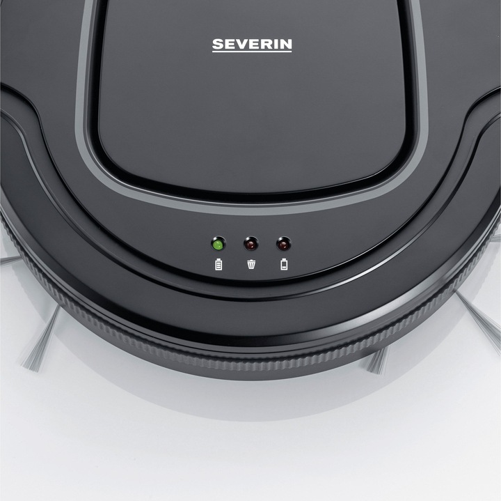 Actual product image Severin RB7023 Robot Vacuum Cleaner Chill black / grey (Robot vacuum)