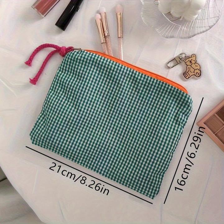 Immagine prodotto Only-Bags.Store Borsa per il trucco retrò a colori, portamonete multifunzione di grande capacità con