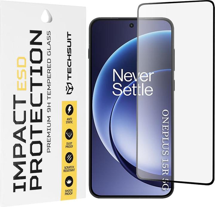 Produktbild Techsuit - ESD Glass - OnePlus 15R - Black (OnePlus 15R)
