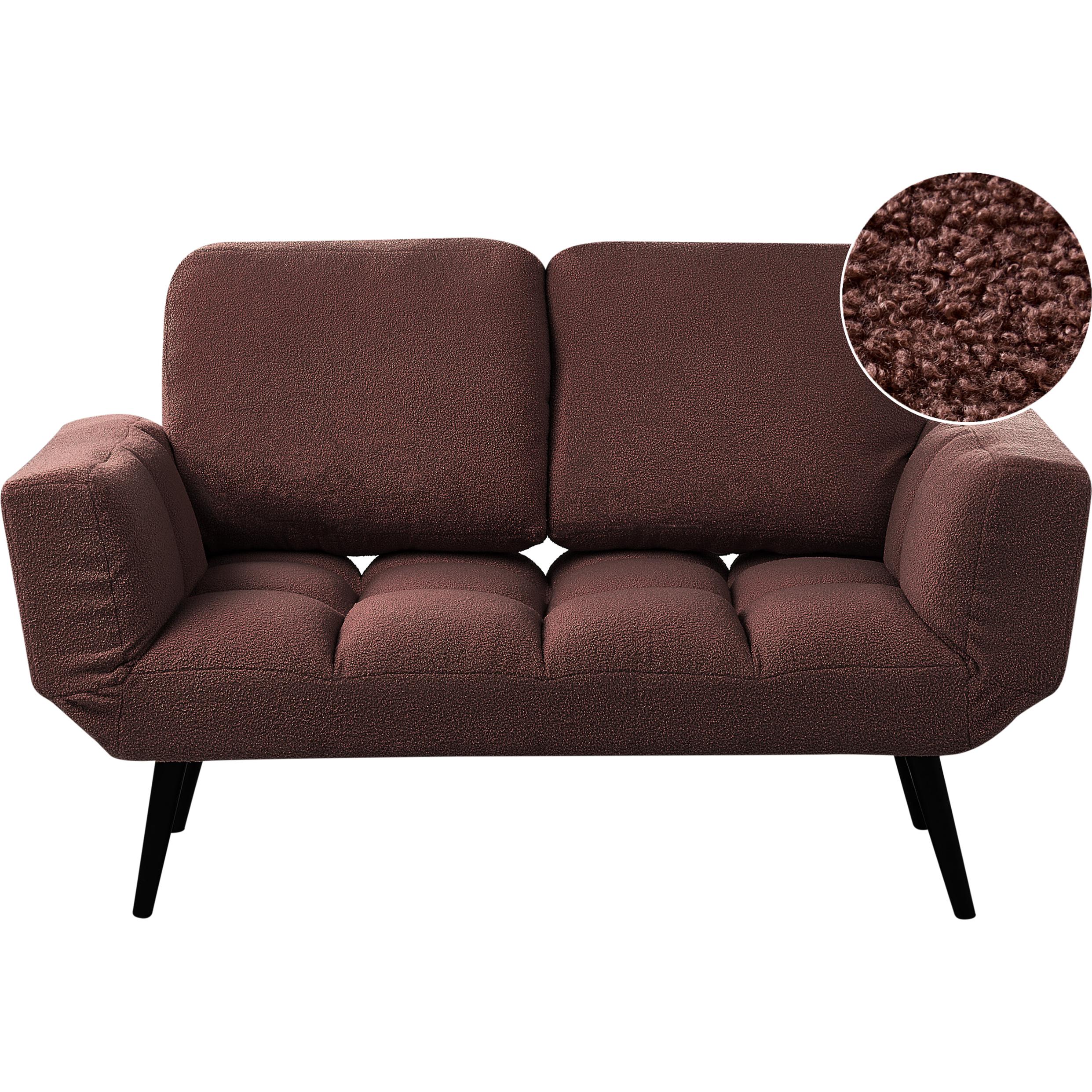 Beliani, Sofa, Brekke (2-Sitzer)