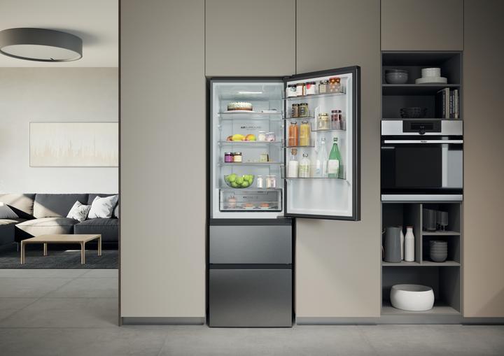 Actual product image Haier HTW 3618DNMG Frigorigero Combinato 3 porte Cl.D (360 l)