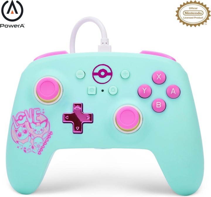 PowerA Manette filaire améliorée pour Nintendo Switch - Pokémon : Sweet Friends (Switch)