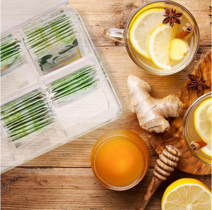 Actual product image Relaxdays Tea Box, 6 Compartments