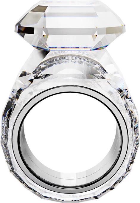 Actual product image Swarovski Lucent Cocktail Ring Oktagon Schliff Weiss (52)