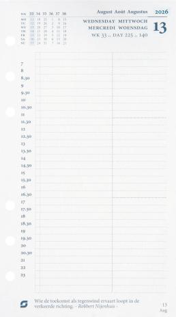 Produktbild Succes Standard Tagesblätter (9,5 x 17,1, 1 Tag / 1 Seite)