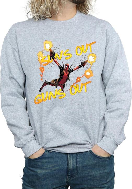 Immagine prodotto Deadpool Sun's Out Guns Out Felpa Uomo (M)