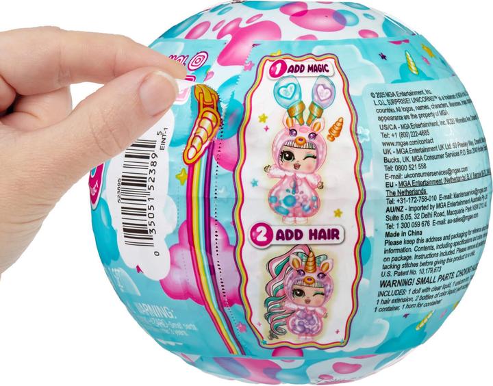 Image du produit MGA Boule Surprise Licorne LOL - Modèle choisi aléatoirement