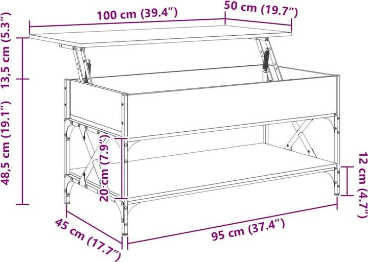 Produktbild vidaXL Couchtisch