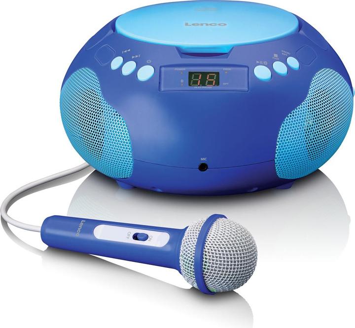Actual product image Lenco Boombox SCD-625BU, blue