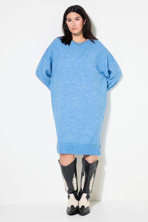 Image du produit Studio Untold Robe en maille#, coupe oversize, longueur midi. Avec col rond et manches longues (50, 52)