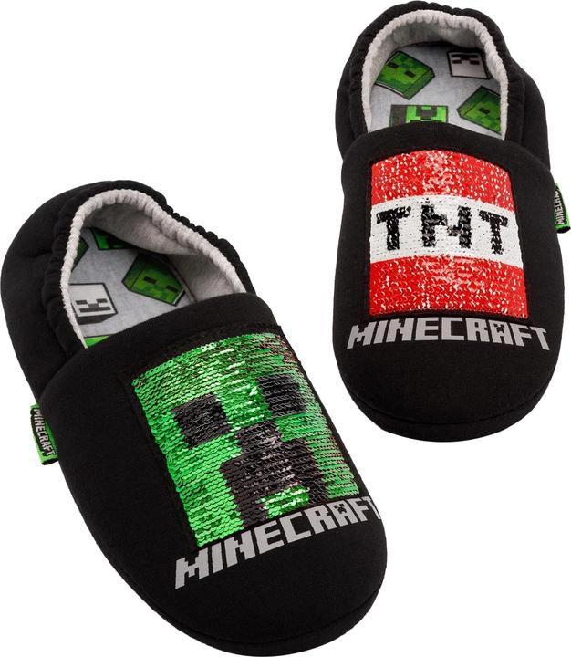 Produktbild Minecraft Jungen Hausschuhe Pailletten (38)