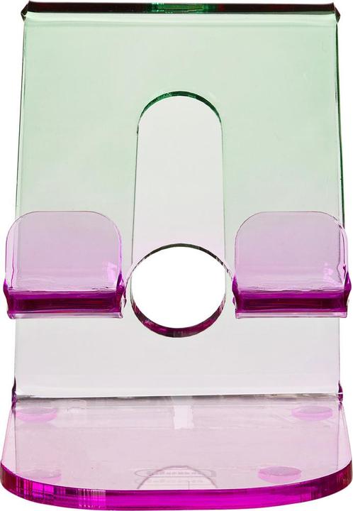 Actual product image Idena Handyständer Bicolor Acryl pink/grün 65 x 80 x 85mm