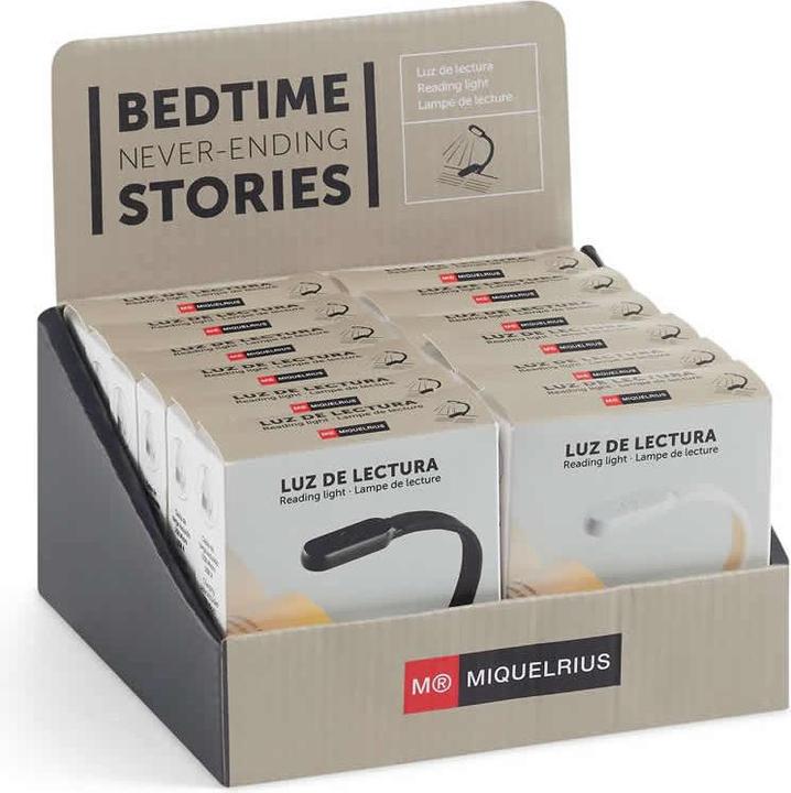 Actual product image Miquelrius DISPLAY reading lights, assorted