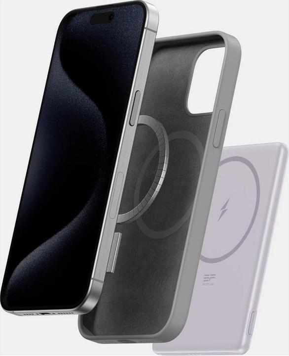 Actual product image EcoFlow RAPID Mag Powerbank purple 5.000mAh (5000 mAh, 20 W)