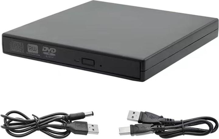 C+P WR1 Slim External USB 2.0 CD / DVD Rom Drive Writer / Reader with USB Cable Powe
