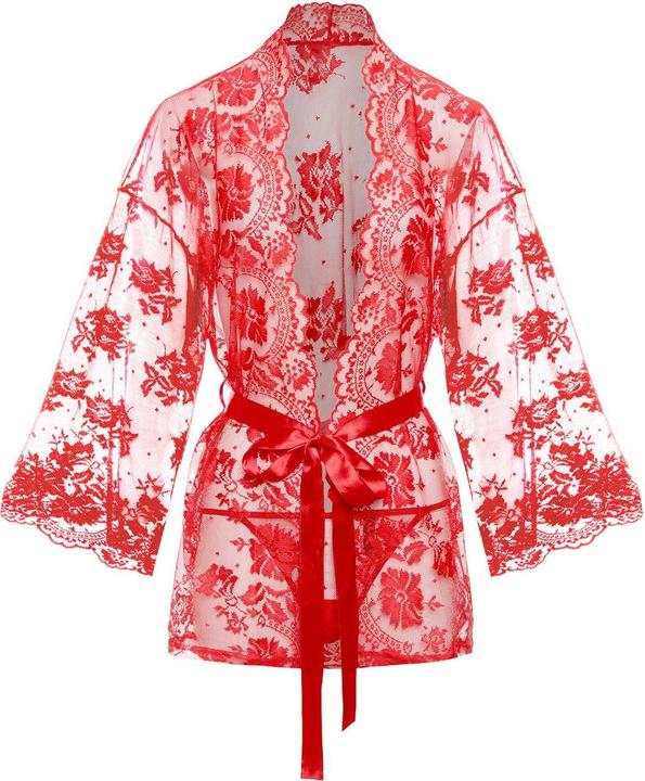 Produktbild Christine Le Duc SpitzenKimono Graceful Rot (XXL, 3XL)