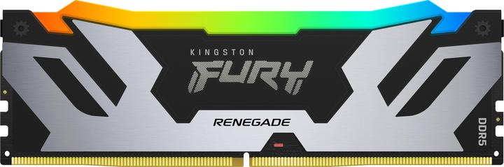 Produktbild Kingston 48GB 8000MT/s DDR5 CL38 DIMM Kit of 2 FURY Renegade RGB Silver (2 x 24GB, 8000 MHz, DDR5-RAM, DIMM)