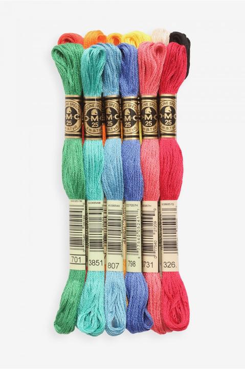 Actual product image DMC embroidery thread set Passion (117 m)