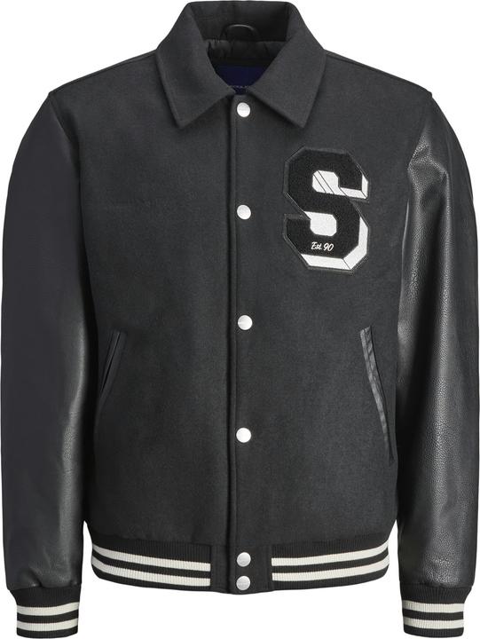 Actual product image Jack & Jones Jorcarter Varsity Wool Blend Bomber College Jacket (L)