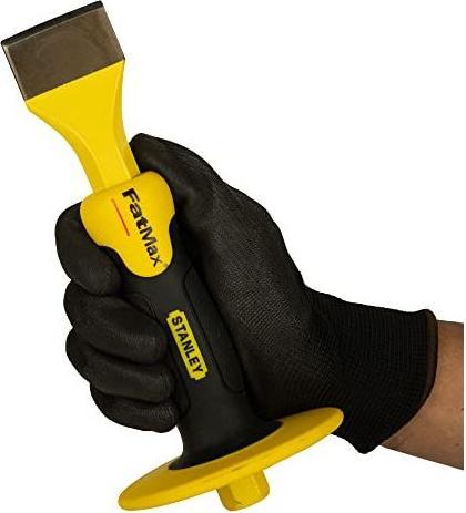 Actual product image Stanley Bricklayer's chisel with hand guard