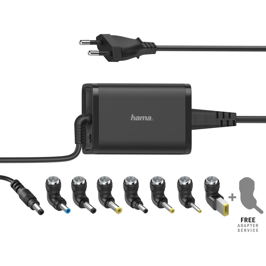 Thumbnail - Hama Universal (65 W), Notebook Netzteil, Schwarz