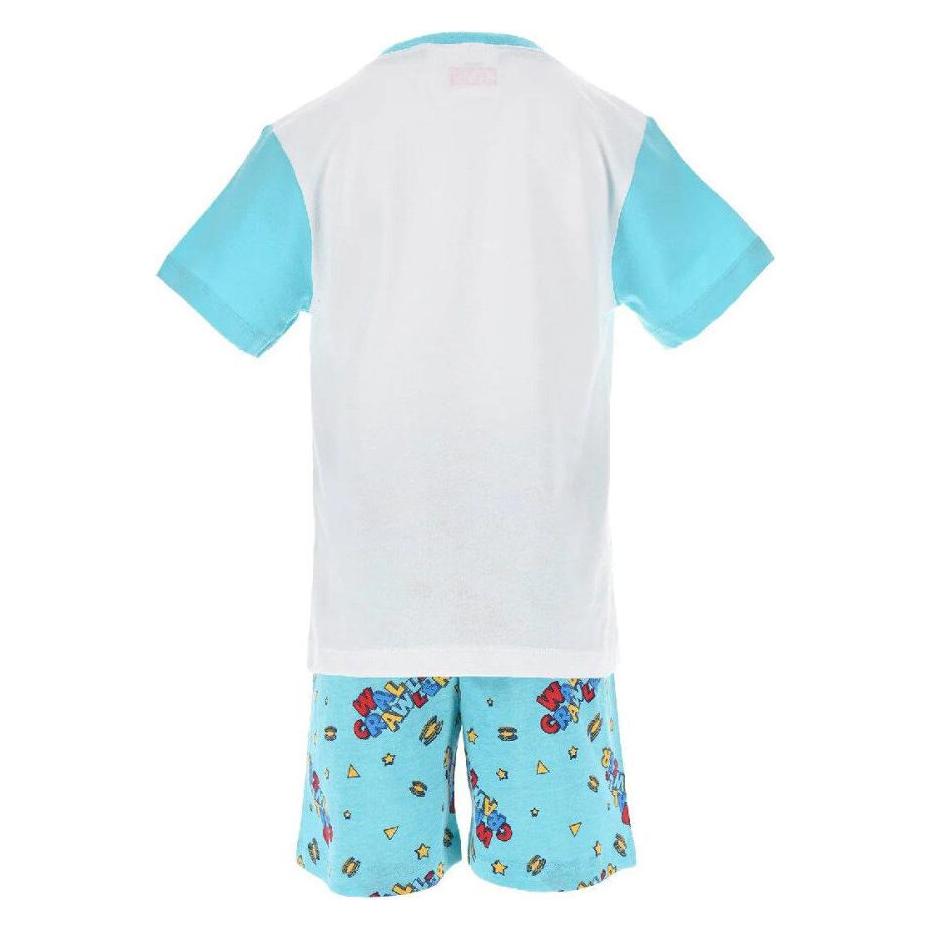 Procos, Jungen, Pyjamas, Spiderman Wall Crawler Blaue Kindershorts Schlafan, Blau, (116)