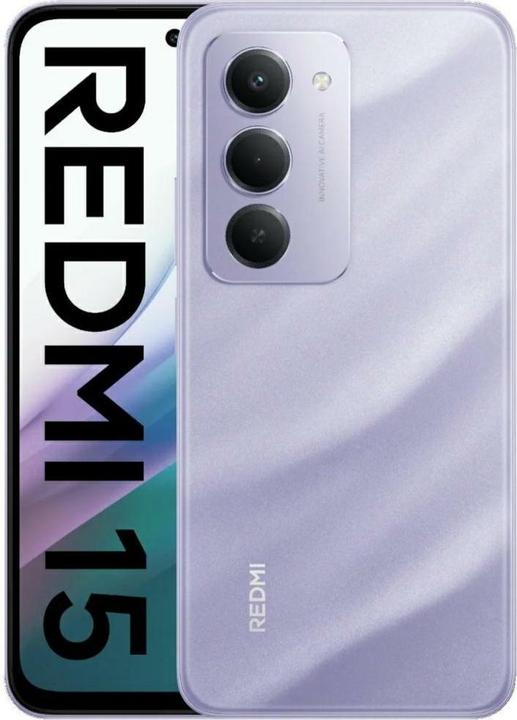Productafbeelding Xiaomi Redmi 15 4G (128 GB, Zandpaars, 6.90", Hybride dubbele SIM, 4G)