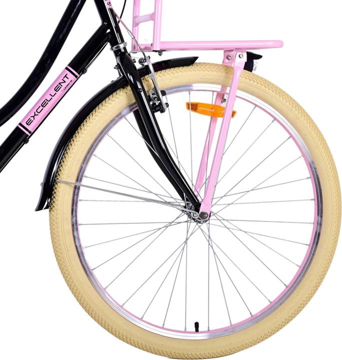 Actual product image Volare Excellent Kinderfiets - Meisjes - 26 inch - Zwart - Shimano Nexus 3 versnellingen (26")