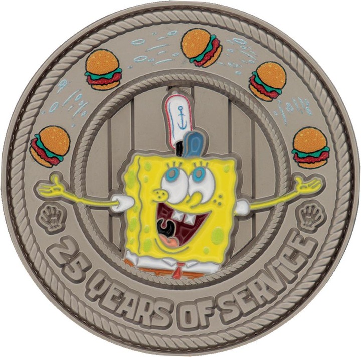 Actual product image Fanattik SpongeBob SquarePants collector coin 25th Anniversary Limited Edition (2023)